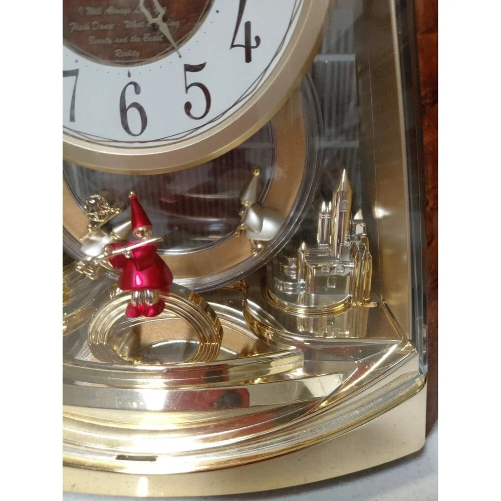 Seiko QXW115BRH Contemporary Fantasy Swing Musical Motion Decorative Clock
